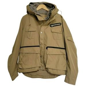 Adidas Y-3 Yohji Yamamoto Hooded Khaki Jacket Men Gorpcore Sz XL